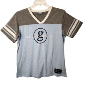 Garth Brooks Stadium Tour Exclusive Womes Light Blue and Gray Baseball T…